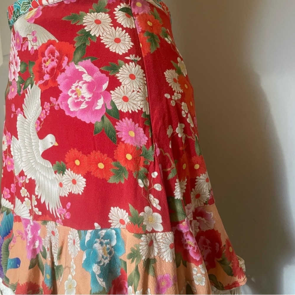 Spell X Revolve Delilah Patchwork Mini Skirt In R… - image 6